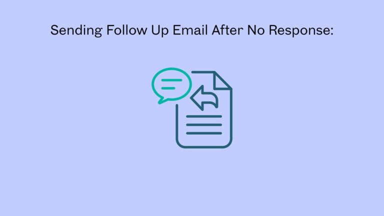 Sending Follow Up Email After No Response