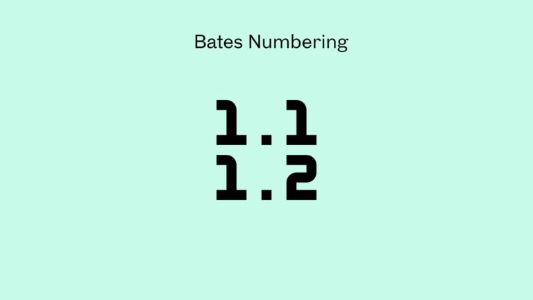 Bates Numbering
