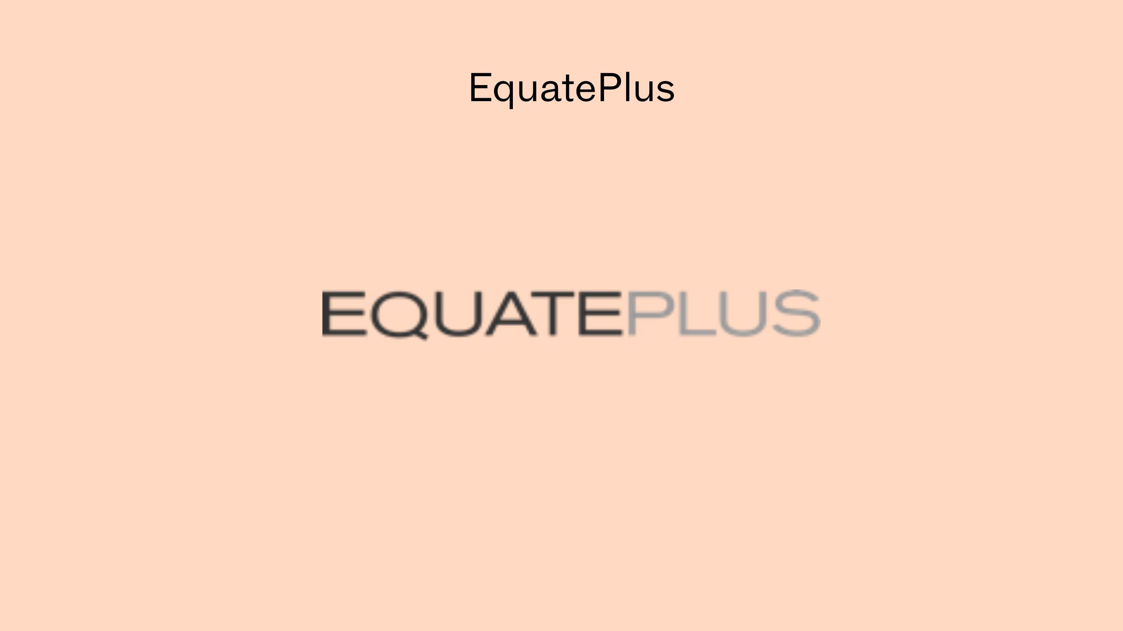 EquatePlus