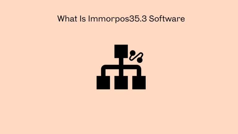 What Is Immorpos35.3 Software