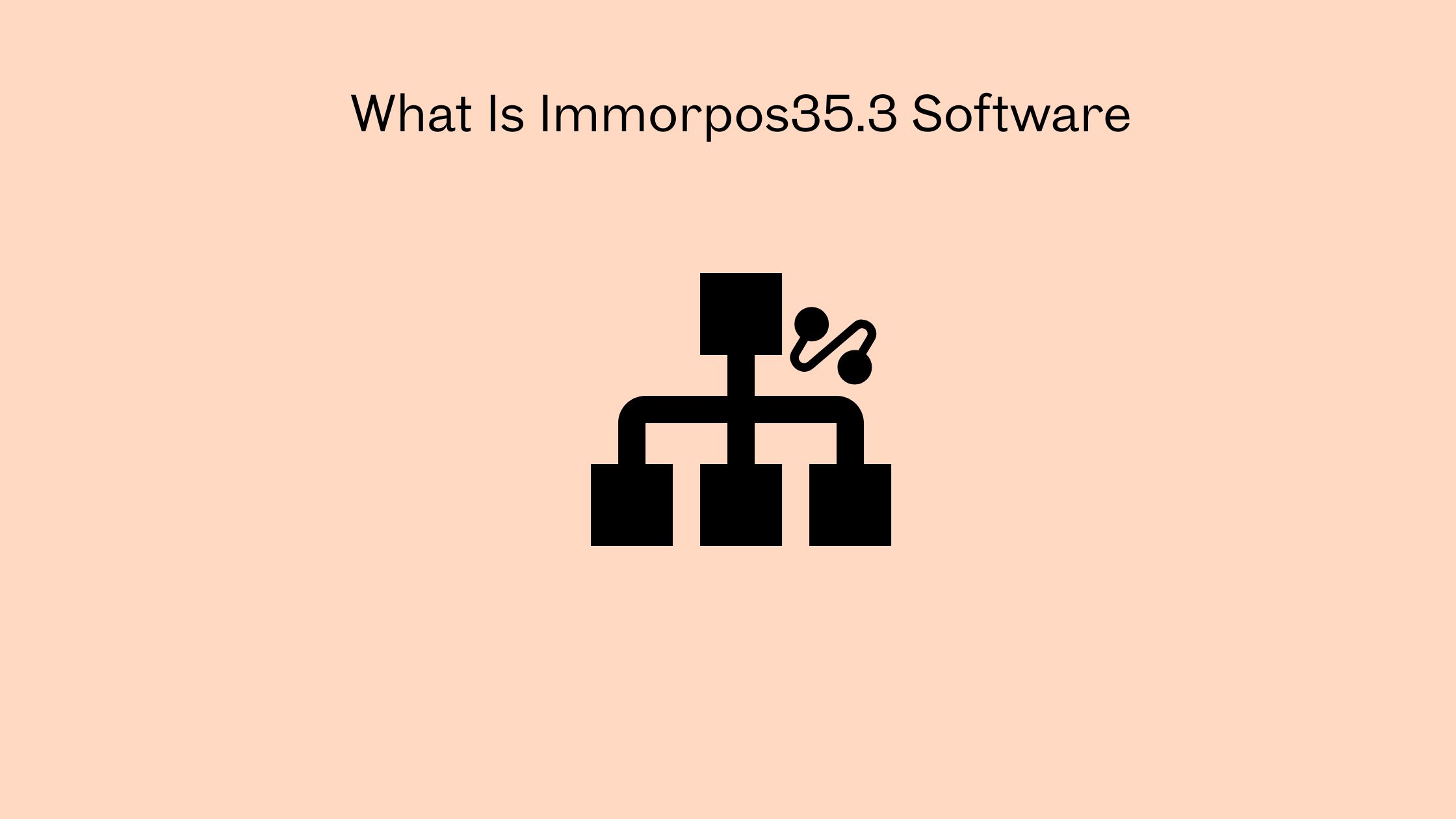What Is Immorpos35.3 Software