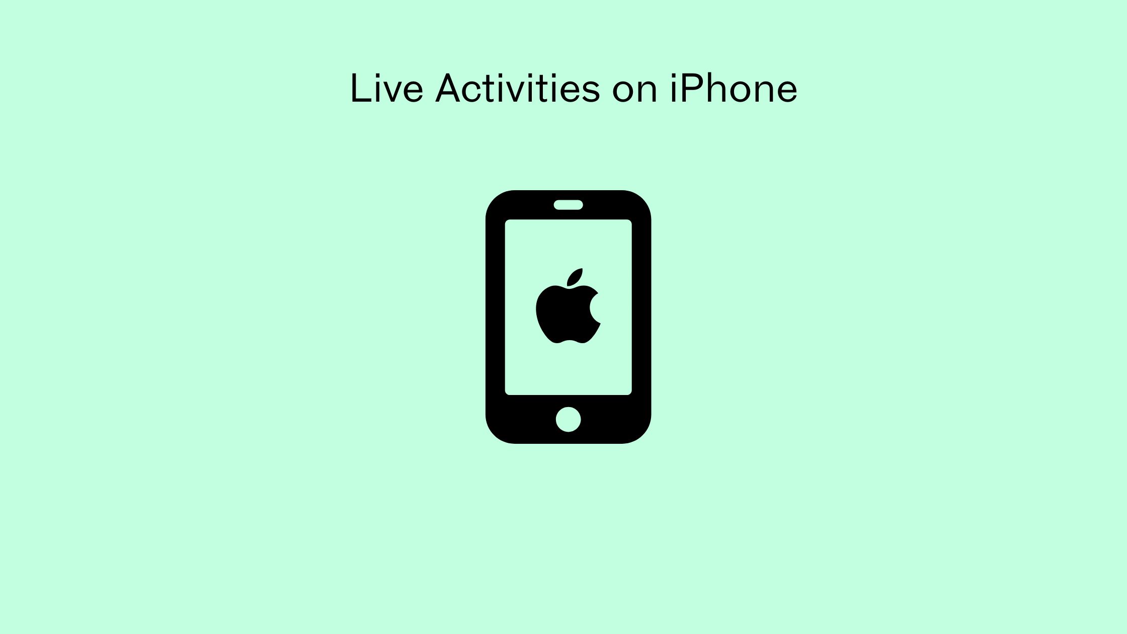 What Is Live Activities on iPhone