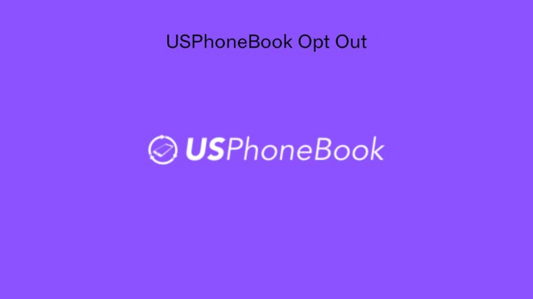 USPhoneBook Opt Out