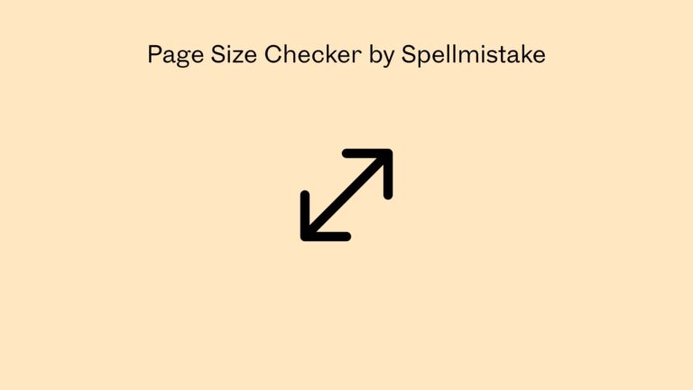 Page Size Checker by Spellmistake