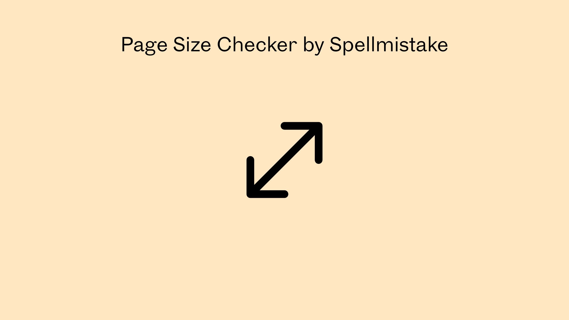 Page Size Checker by Spellmistake