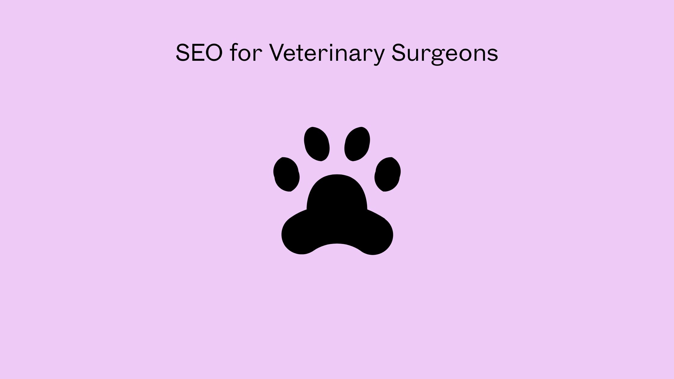 SEO for Veterinary Surgeons